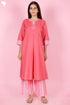 Khaadi Cotton Kurta And Pant Set With Appliqué